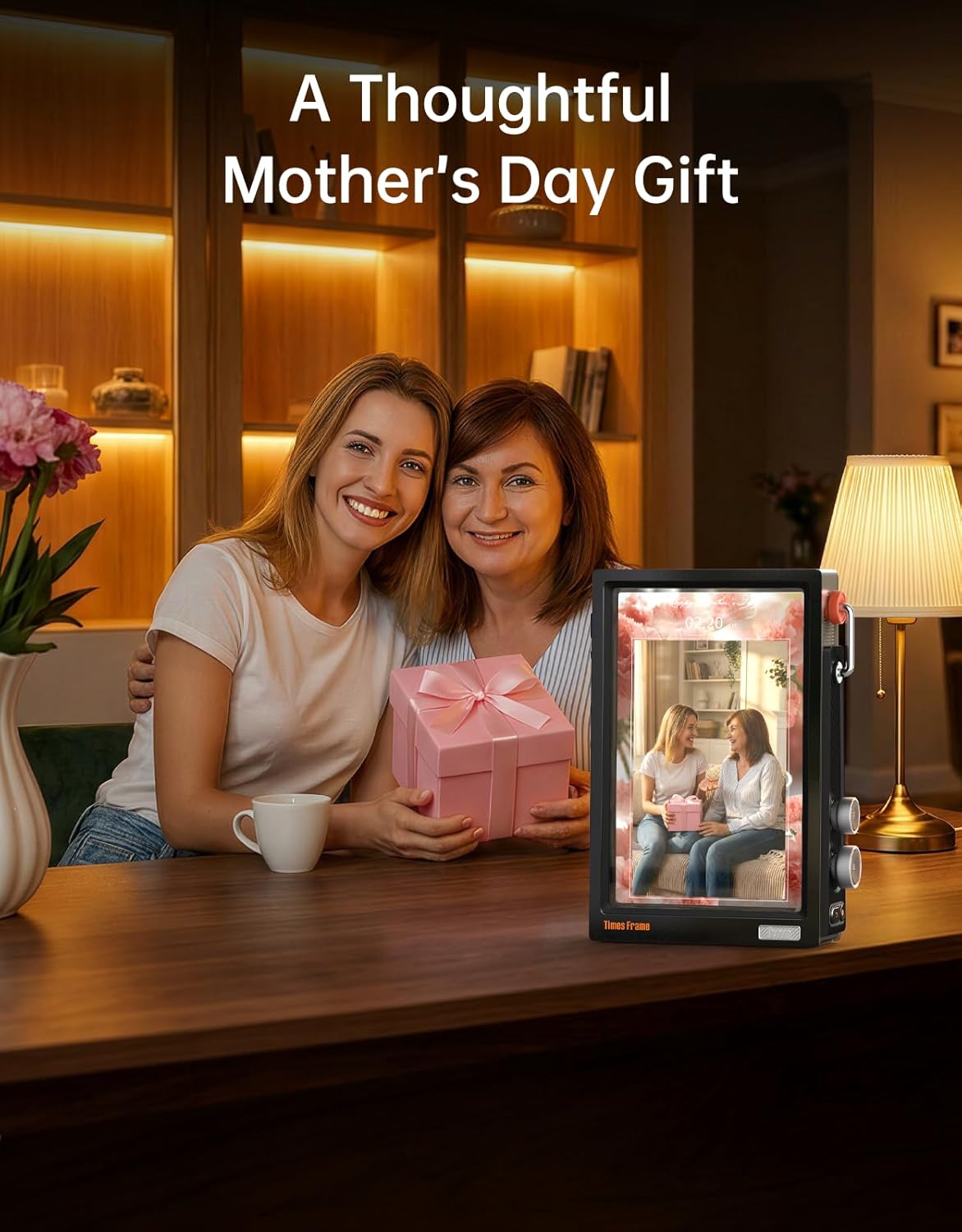 Divoom TimesFrame – 10.1" WiFi 6 Digital Picture Frame & Smart Desk Display, No Subscription | 64GB | Send Photos, Videos & AI Styles + Live Widgets (Weather, Calendar, etc)–Perfect Personalized Gift - Image 7